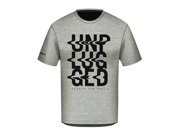 BLD Tee Ms Unplugged SS Grå L T-skjorte