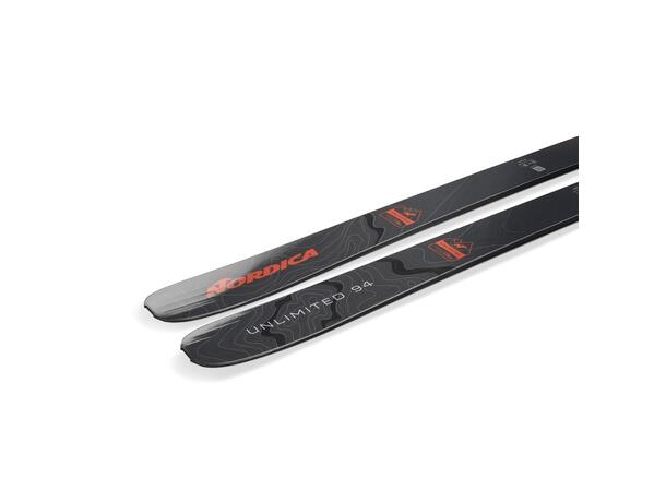 NORDICA Unlimited 94 Rød/Grå 179 Freeride ski flat Rød/Grå 