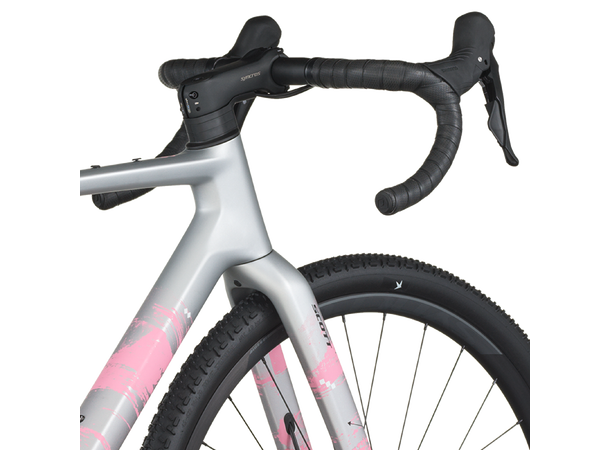 SCOTT Addict Gravel 30 Grå M Racersykkel til grusvei 