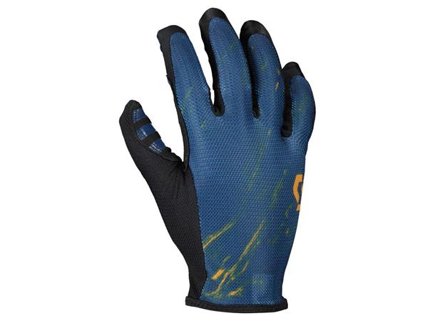 SCOTT Glove Traction LF Blå/Oransje M Sykkelhanske 