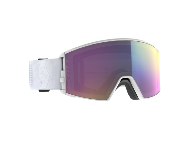 SCOTT Goggle React Mineral white -  Enh Teal Chrome 