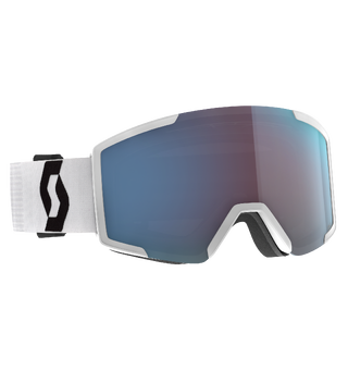 SCOTT Goggle Shield Mineral white/Black - Enh Blue Chrome