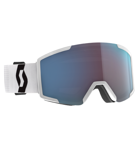 SCOTT Goggle Shield Mineral white/Black - Enh Blue Chrome