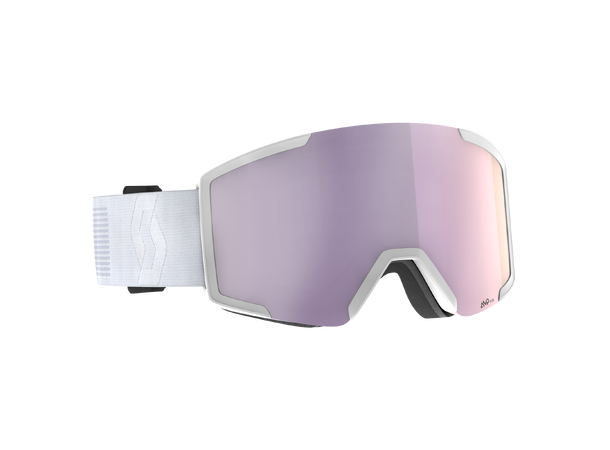 SCOTT Goggle Shield + exstra lens Mineral white - AMP lavender chrome S3 