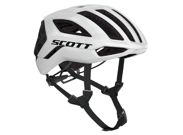 SCOTT Helmet Centric PLUS (CE) L Racing sykkelhjelm - mineral white/blac 