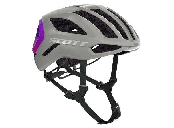 SCOTT Helmet Centric PLUS (CE) M Racing sykkelhjelm - nar grey/fade purp 