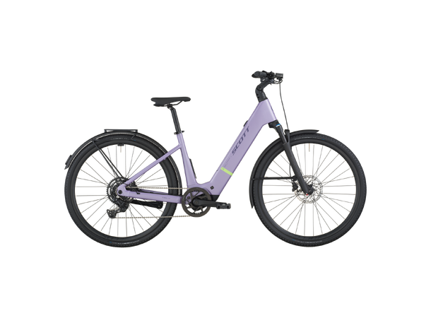 SCOTT Passage 20 Wave Lilla L El-sykkel urban 