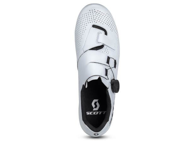 SCOTT Shoe Road Team Boa Hvit/Sort 38 Sykkelsko landevei 