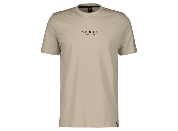SCOTT Tee Ms Typo SS S T-skjorte - dust white 