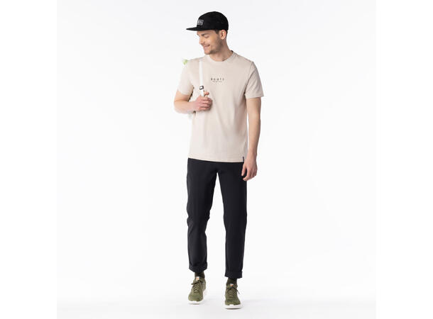 SCOTT Tee Ms Typo SS S T-skjorte - dust white 