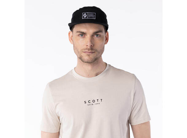 SCOTT Tee Ms Typo SS S T-skjorte - dust white 