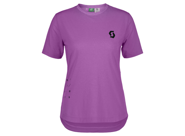 SCOTT Tee Ws Trail Vertic DRI SS XS Sykkeltrøye - liquid purple 