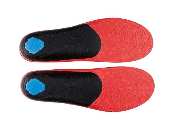 SIDAS 3FEET ECO WINTER LOW Rød M Anatomisk formet såle for lav fotbue 