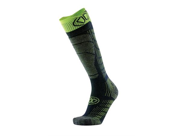 SIDAS Ski Comfort Socks Sort/Gul 35-38 Ski Comfort Socks
