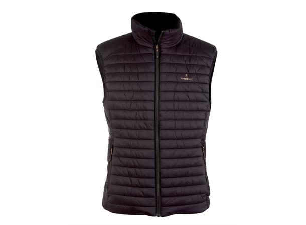 THERM-IC Heated Vest Men XL Black-Heated vest w/ bluetooth cable men