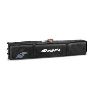 NORDICA Double Roller Skibag Sort/Hvit Nordica Skitrekk for 2 par