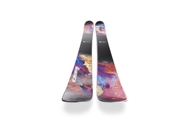 NORDICA Unleashed 108 Sort/Lilla 168 Flat ski 
