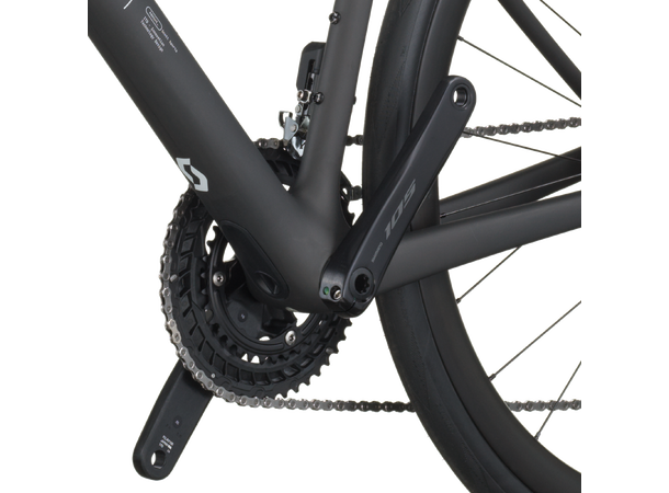 SCOTT Addict 30 Sort M Landeveissykkel i karbon 