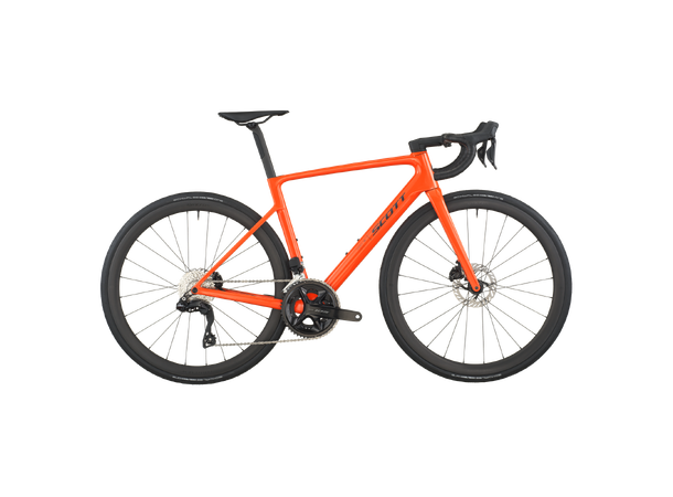 SCOTT Addict RC 30 Oransje XL Landeveissykkel i karbon 