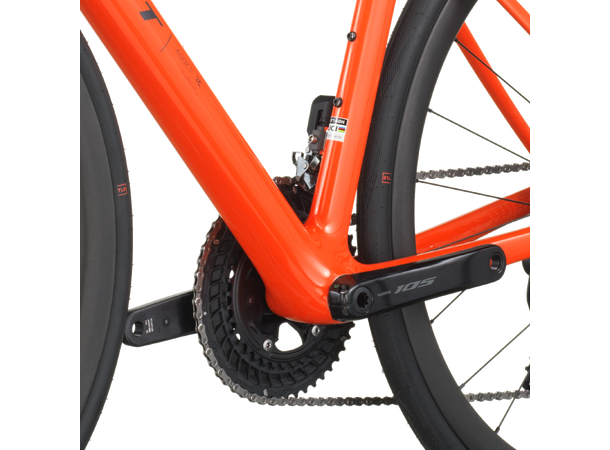 SCOTT Addict RC 30 Oransje XL Landeveissykkel i karbon 