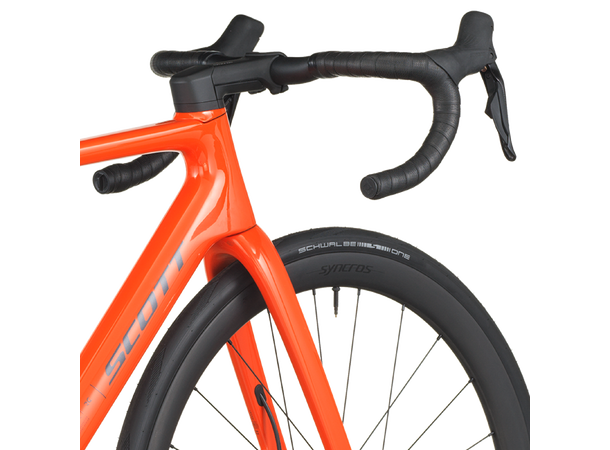 SCOTT Addict RC 30 Oransje XL Landeveissykkel i karbon 