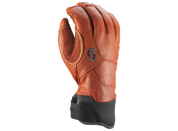 SCOTT Explorair Prem. GTX Glove Grå/Or M Skihansker av geiteskinn 