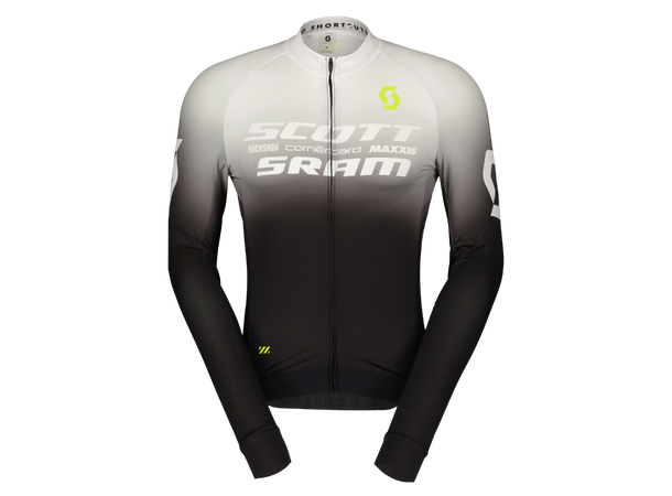 SCOTT Jersey Ms RC Scott-Sram Pro LS S Sykkeltrøye - black/white 