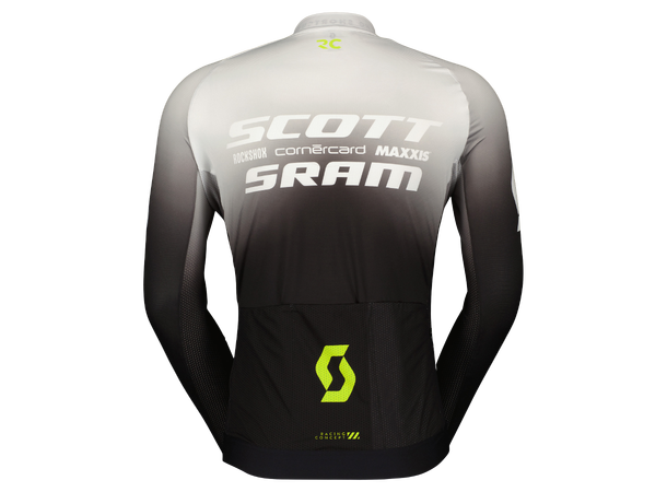 SCOTT Jersey Ms RC Scott-Sram Pro LS S Sykkeltrøye - black/white 