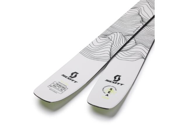SCOTT SEA Ski 108 Hvit/Gul 168 Freeride ski 