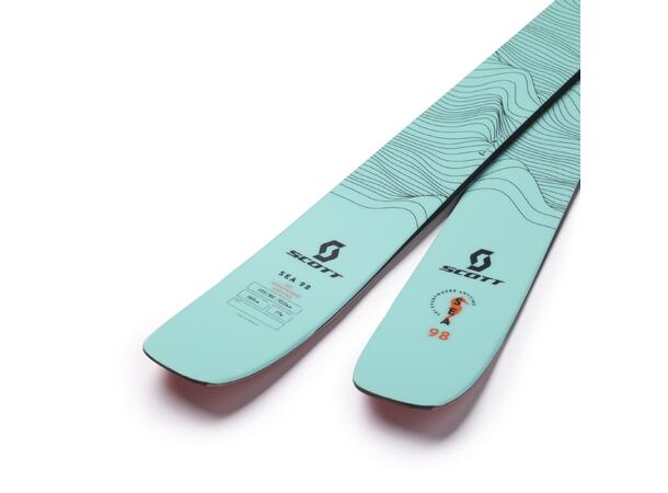 SCOTT SEA Ski 98 Grønn/Rosa 156 Freeride ski 