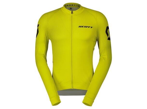 SCOTT Shirt Ms RC Pro LS Gul/Sort M Sykkeltrøye med lang arm 