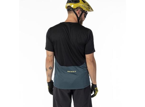 SCOTT Shirt Ms Trail Tuned SS So/Grø S Sykkeltrøye med kort arm 