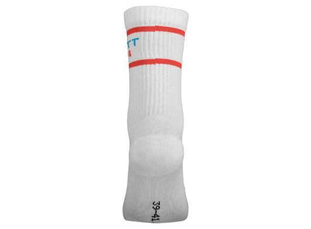 SCOTT Sock Retro Casual Crew Hvit 39-41 Sokker - 3 PAK 