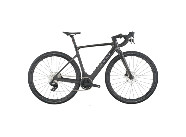 SCOTT Solace Gravel 30 Sort XS El-sykkel grusvei 