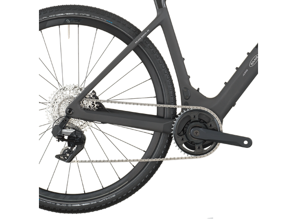 SCOTT Solace Gravel 30 Sort XS El-sykkel grusvei 