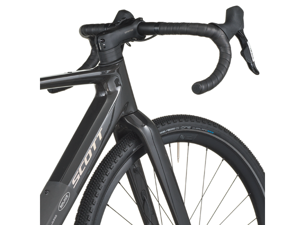 SCOTT Solace Gravel 30 Sort XS El-sykkel grusvei 