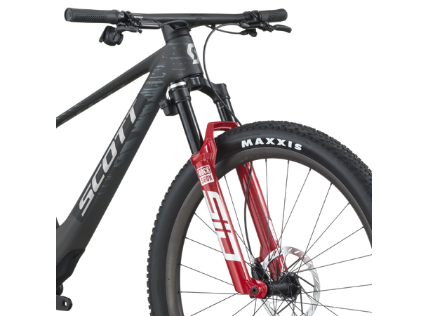 SCOTT Spark RC WC Sort L Fulldempet terrengsykkel i karbon 
