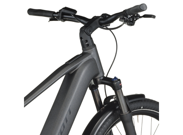 SCOTT Sub Sport 10 Grå S El-sykkel hybrid 