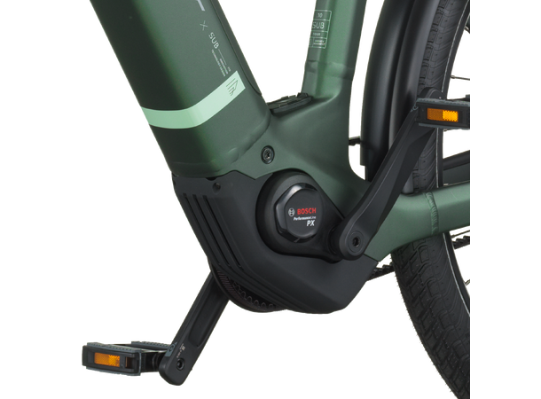 SCOTT Sub Tour 10 Wave Grønn S El-sykkel urban 