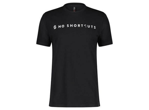 SCOTT Tee Ms No Shortcuts SS Sort L T-skjorte