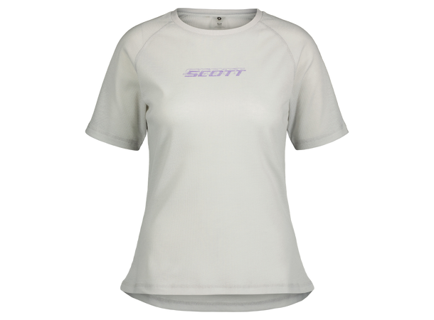 SCOTT Tee Ws Trail Casual Tuned SS XS Sykkeltrøye - fog grey 