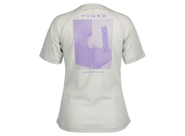 SCOTT Tee Ws Trail Casual Tuned SS XS Sykkeltrøye - fog grey 