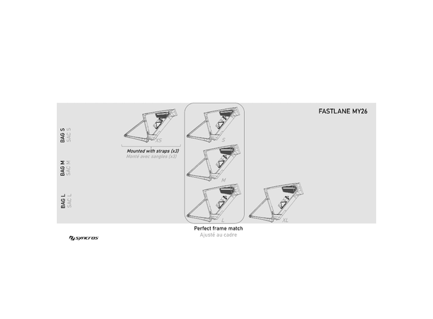 SYNCROS IS frame bag Road Sort M Rammeveske 