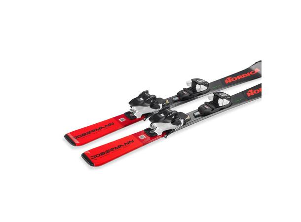 NORDICA Team JR + 4.5 Sort/Rød 100 Juniorski m binding 