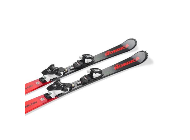 NORDICA Team JR + 4.5 Sort/Rød 100 Juniorski m binding 