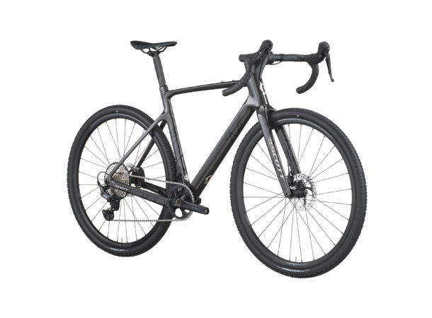 SCOTT Addict Gravel 30 Sort XS Racersykkel til grusvei 