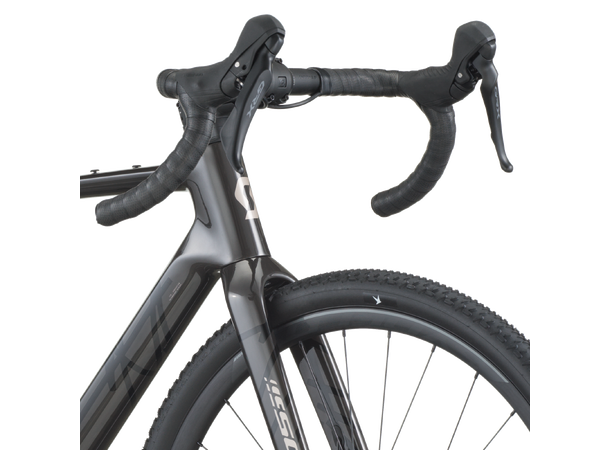 SCOTT Addict Gravel 30 Sort XS Racersykkel til grusvei 