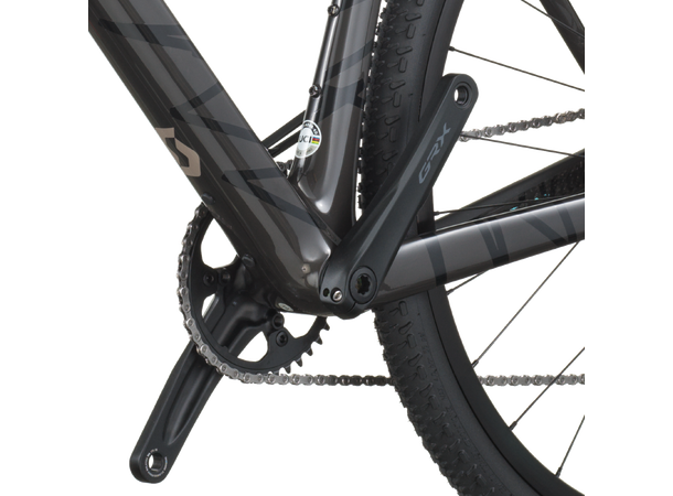 SCOTT Addict Gravel 30 Sort XS Racersykkel til grusvei 