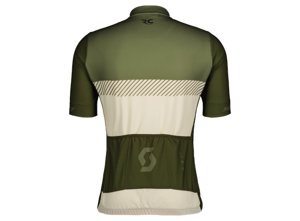 SCOTT Jersey Ms RC Team SS S Sykkeltrøye - hay green/cotton white 