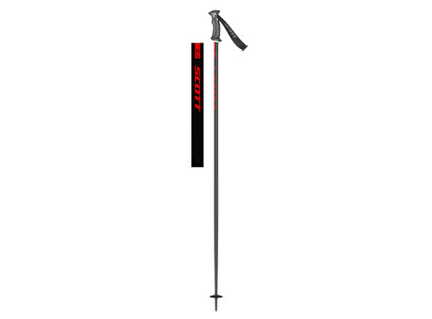 SCOTT Pole Signature Sort/Rød 110 Performance alpinstav